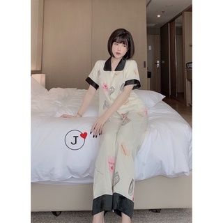 PIJAMA CỔ SEN LỤA MANGO TIỂU THƯ XINH XẮN🎀