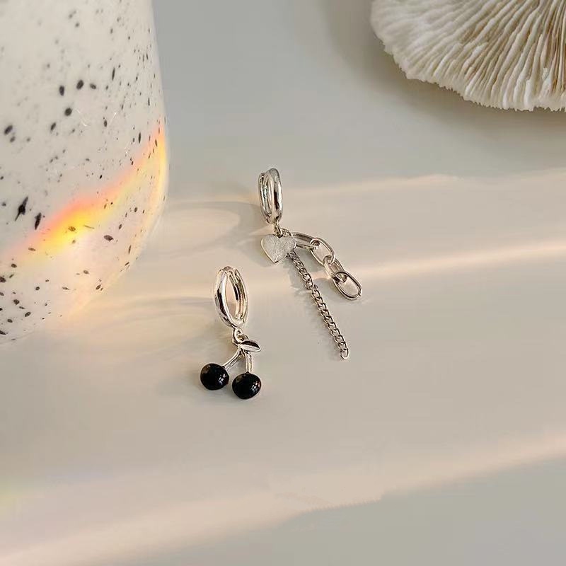 Khuyên Tai Nữ Hình Quả cherry Thời Trang Hàn Quốc Mới