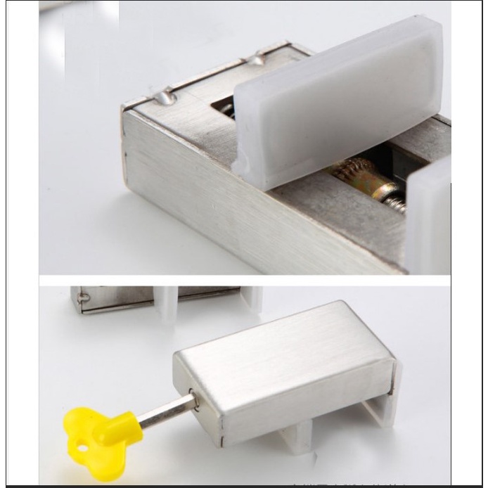 Chốt chặn cửa hợp kim nhôm thông minh tiện dụng, chốt khóa cửa hợp kim chống gỉ bền đẹp