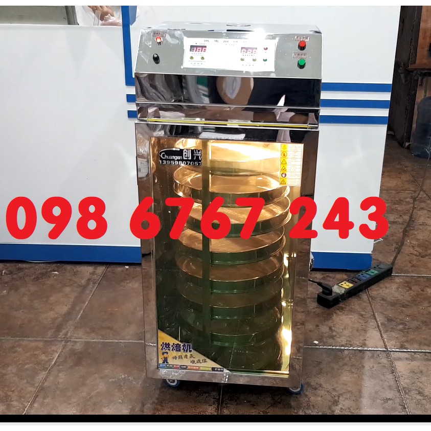 Tủ sấy dược liệu 8 tầng - Điều chỉnh cài đặt thời gian sấy tự động.