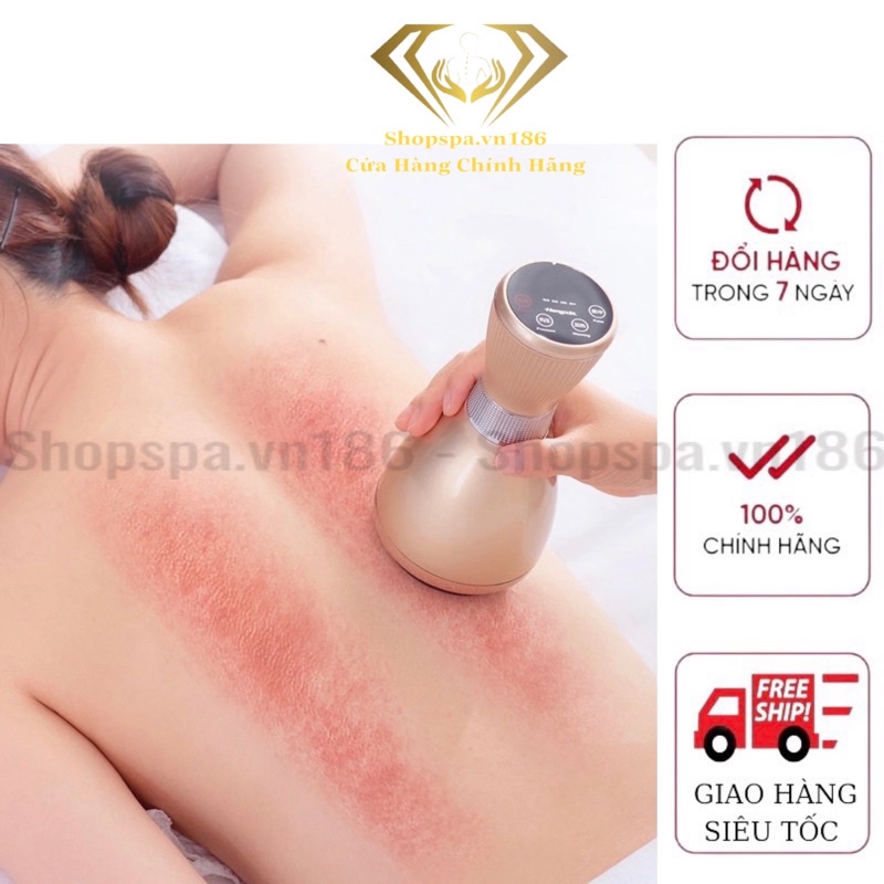 Máy Giác Hơi 9 Cấp Đả Thông Kinh Lạc Cạo Gió Mẫu Mới Nhất