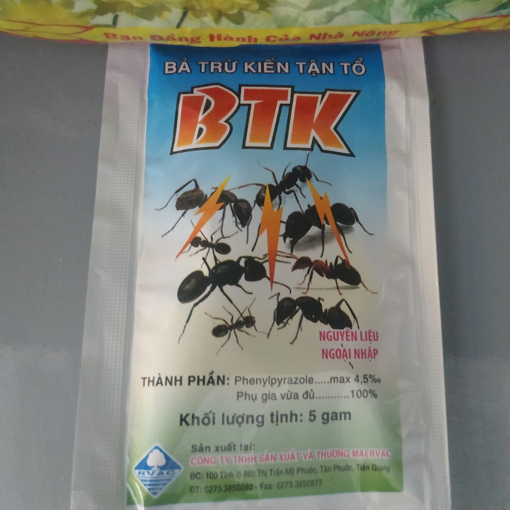 Thuốc Diệt Kiến BTK ( gói 5gr )