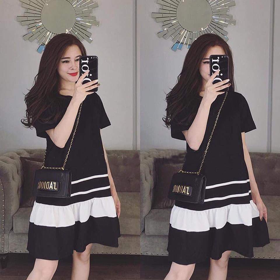 Đầm Bigsize MS516. Khách Ib Để Được Tư Vấn Chọn Size.