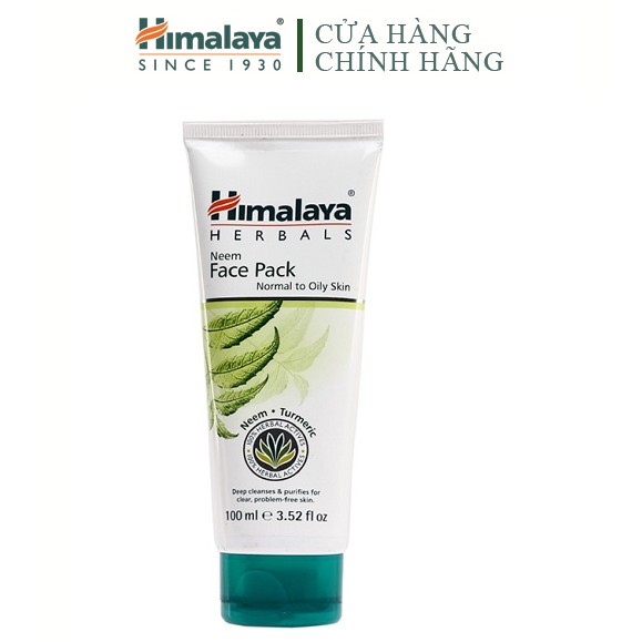 [HB GIFT] Mặt nạ đất sét giảm mụn mờ thâm chiết xuất lá neem Himalaya Neem Face Pack 100ml | BigBuy360 - bigbuy360.vn
