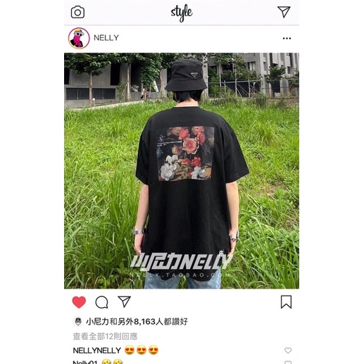 Áo phông nelly heybig (có sẵn) 19 hoa hồng renajssance