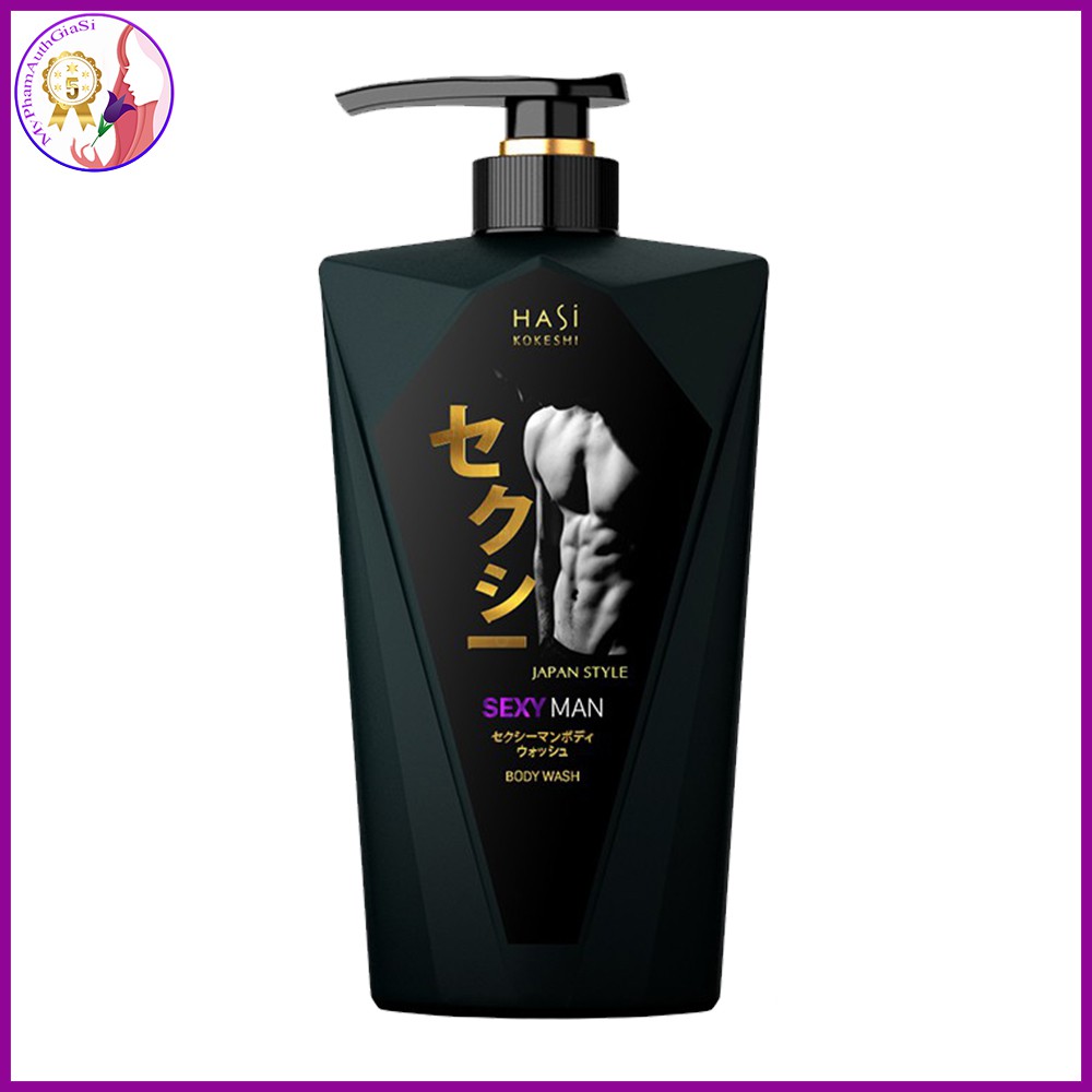 Gel tắm nước hoa nam hasi kokeshi quyến rũ lịch lãm sexy man body wash