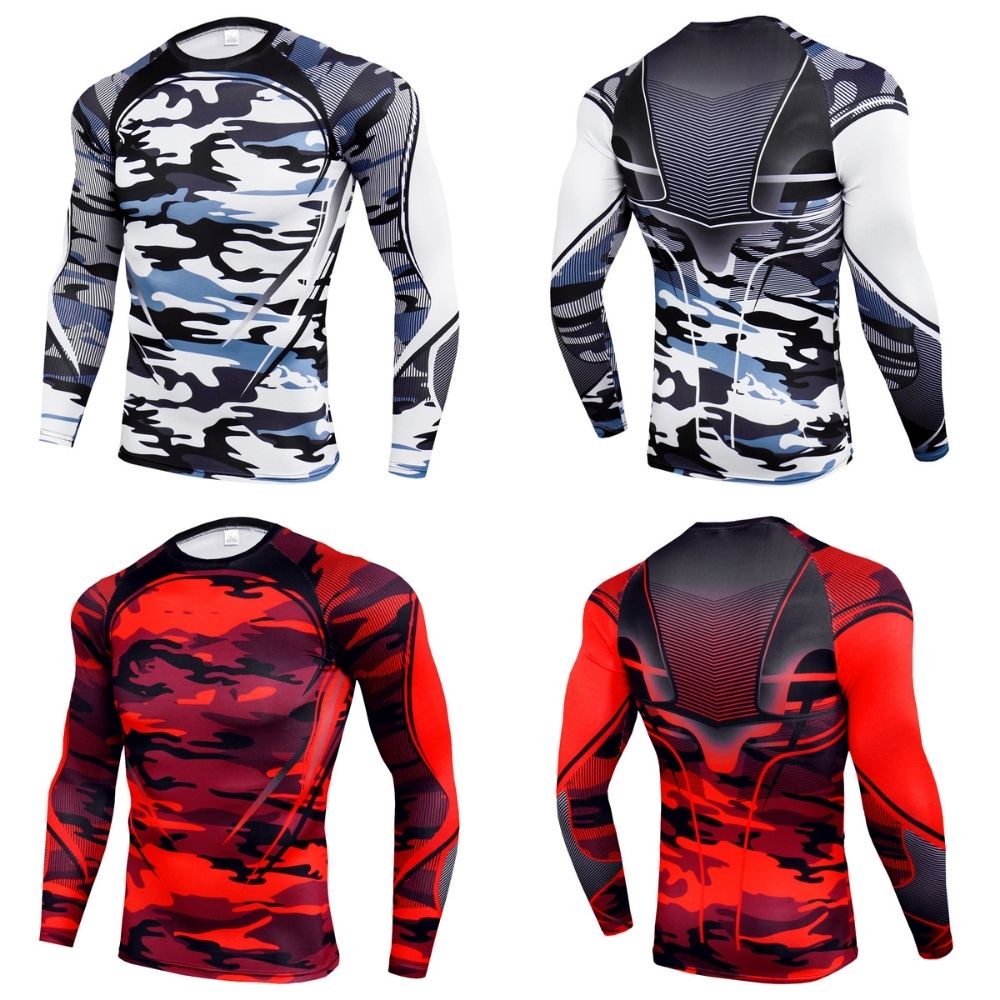 Áo Thun Thể Thao Dài Tay Cổ Tròn Thiết Kế Mới Nhanh Khô Thời Trang Mùa Thu Dành Cho Nam