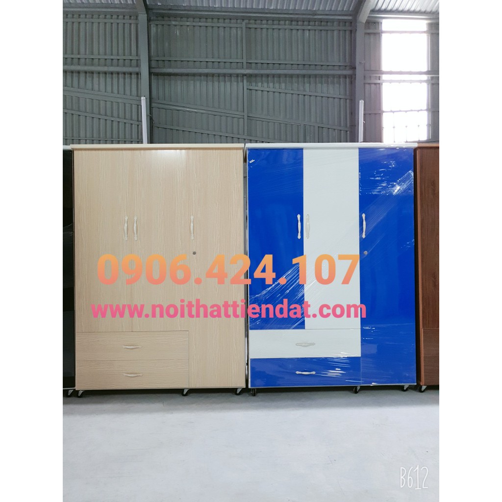 tủ nhựa 3 cánh 1m8 x 1m25 FREE SHIP HCM