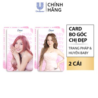  Bộ card bo góc chị đẹp Trang Pháp và chị đẹp Huyền Baby