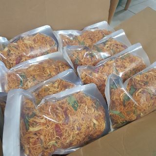 Khô gà lá chanh túi zip bạc 500g