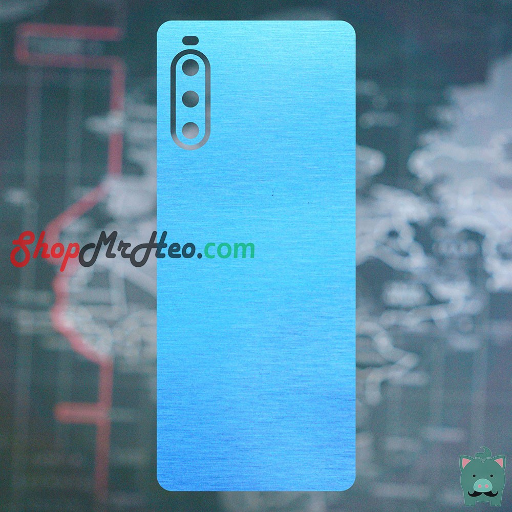 Skin Dán Mặt Sau Lưng Vân Nhôm Sony Xperia 10 - Sony 10 Plus - Sony 10 ii  - Sony 10 iii