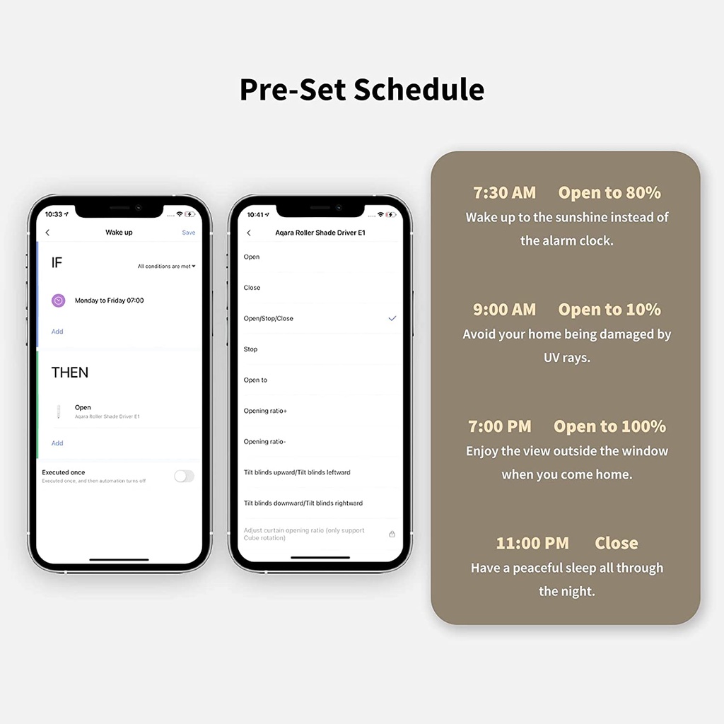 Điều khiển rèm tự động Aqara E1, phù hợp cho rèm cuốn cửa sổ, dễ dàng lắp đặt, CẦN AQARA HUB để sử dụng, kết nối Homekit