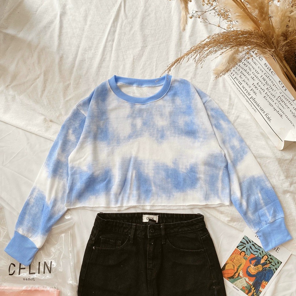 CROPTOP LOANG MÀU TAY BO PHỒNG  Kiểu basic mix được ti tỉ thứ baggy, yếm, chân váy nha các tình yêu :hugging_face: Tay p