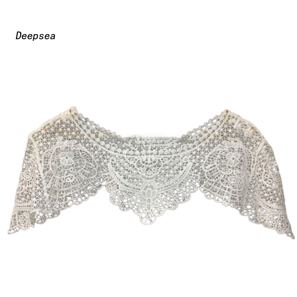 Khăn Choàng Ren Phối Tua Rua Thời Trang Mùa Hè Ngọt Ngào