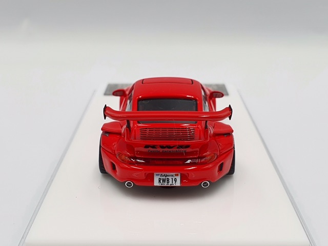 Xe Mô Hình Rauh-Welt Porsche 911 (993) Coupe Superme 1:64 Timothy&amp;Pierre ( Đỏ Superme)