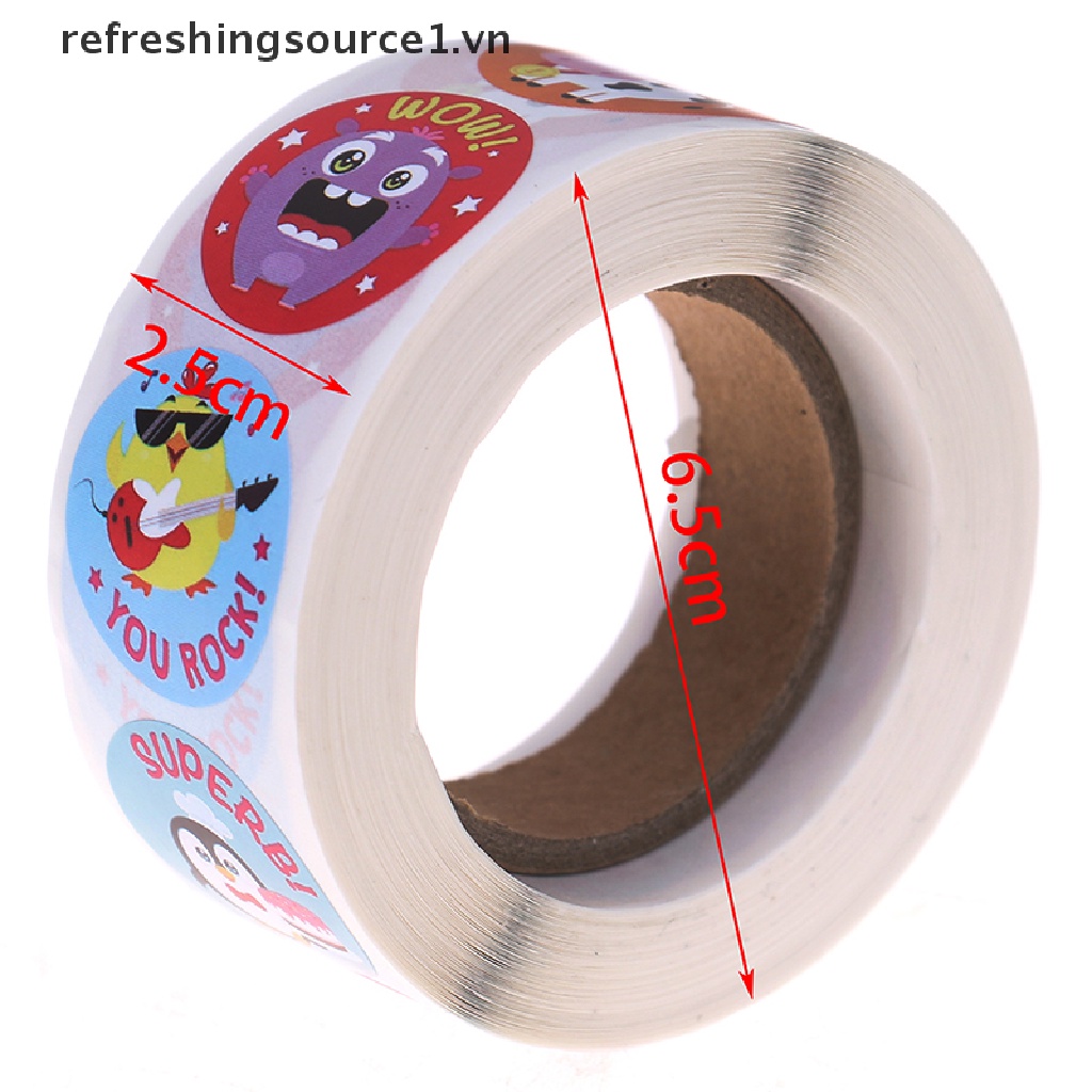 Bộ 500 miếng dán khen thưởng khen thưởng cho giáo viên/học sinh 1m.vn}