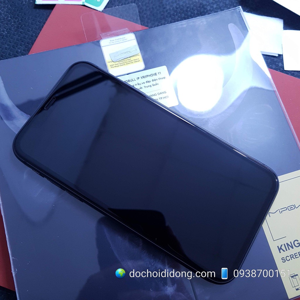 [TẶNG DÁN LƯNG] Miếng Dán Cường Lực IPhone 11 Mipow King Bull 3D Full Màn Hình