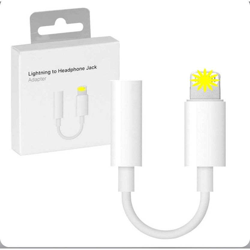 Cáp Jack Chuyển Tai Nghe Điện Thoại Sang 3.5mm Cho iP 7 / 8 / X / XS / 11Pro / 12Mini / 13 ProMax - Bảo Hành 6 Tháng