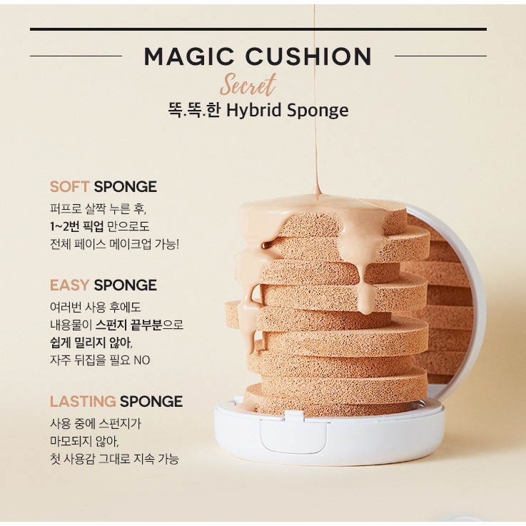 [Auth] Phấn Nước Kiềm Dầu Missha M Magic Cushion Cover Lasting SPF50+