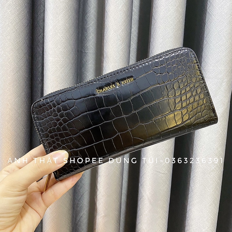 Ví nữ dài, ví nữ cầm tay da rắn trẻ trung, năng động phong cách hàn quốc