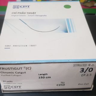Chỉ CPT TRUSTIGUT C 3.0 (CHROMIC CATGUT)