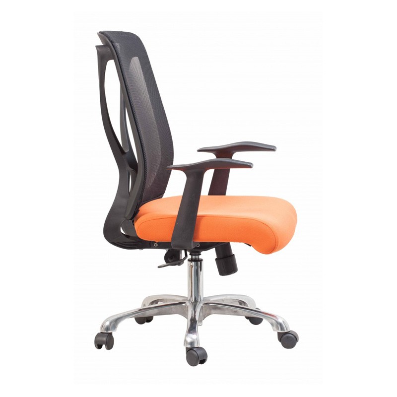Ghế xoay văn phòng nâng hạ IBIE ID8303 chân nhôm lưng lưới có tay
