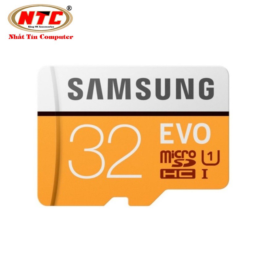 Thẻ Nhớ MicroSDHC Samsung Evo 32gb UHS-I U1 95MB/s kèm Adapter (Cam)