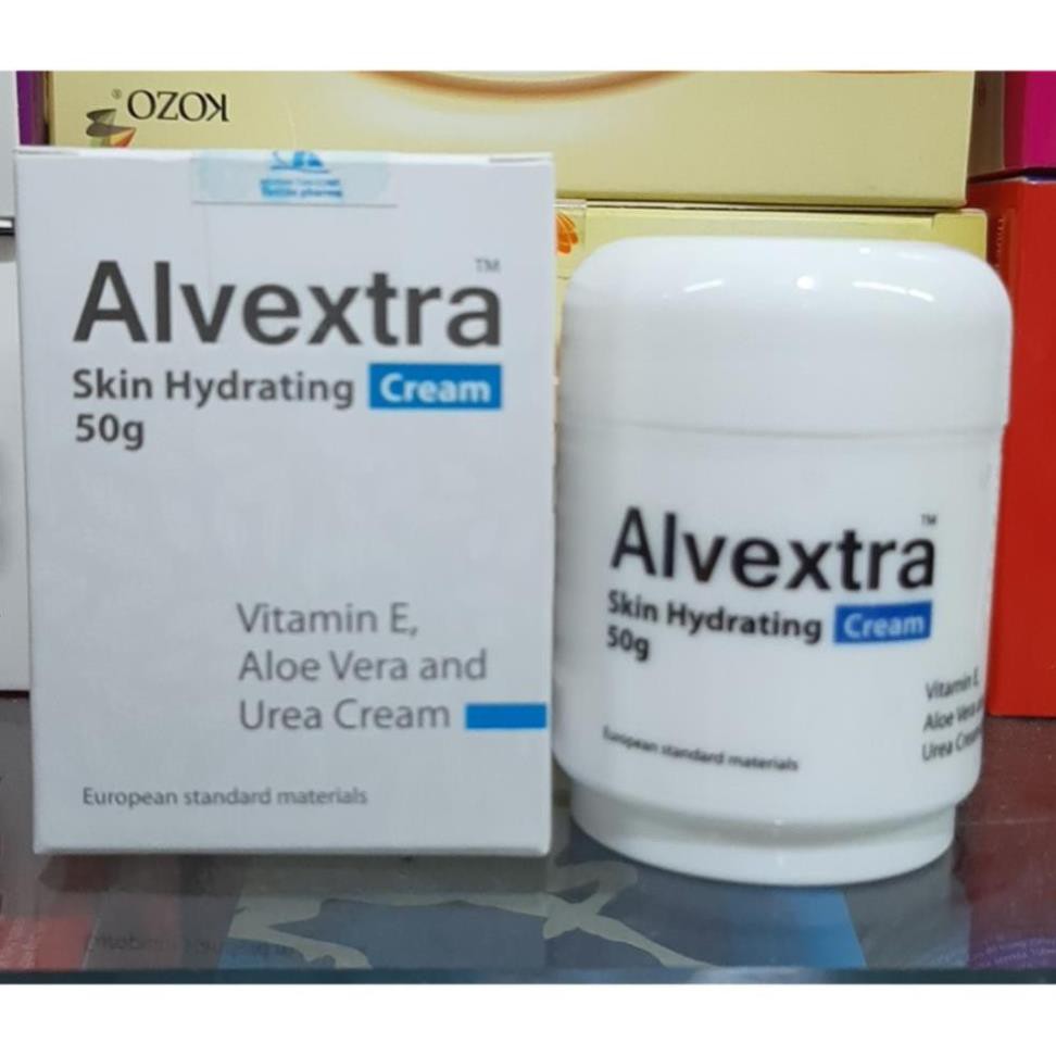 (chính hãng) kem dưỡng ẩm alvextra lọ 50gr