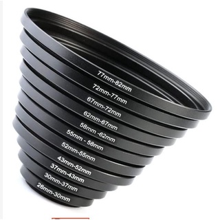Bộ Vòng Kim Loại 40.5-52 40.5-49 49-52 49-58 52-58metal ring 77-82 SLR camera UV