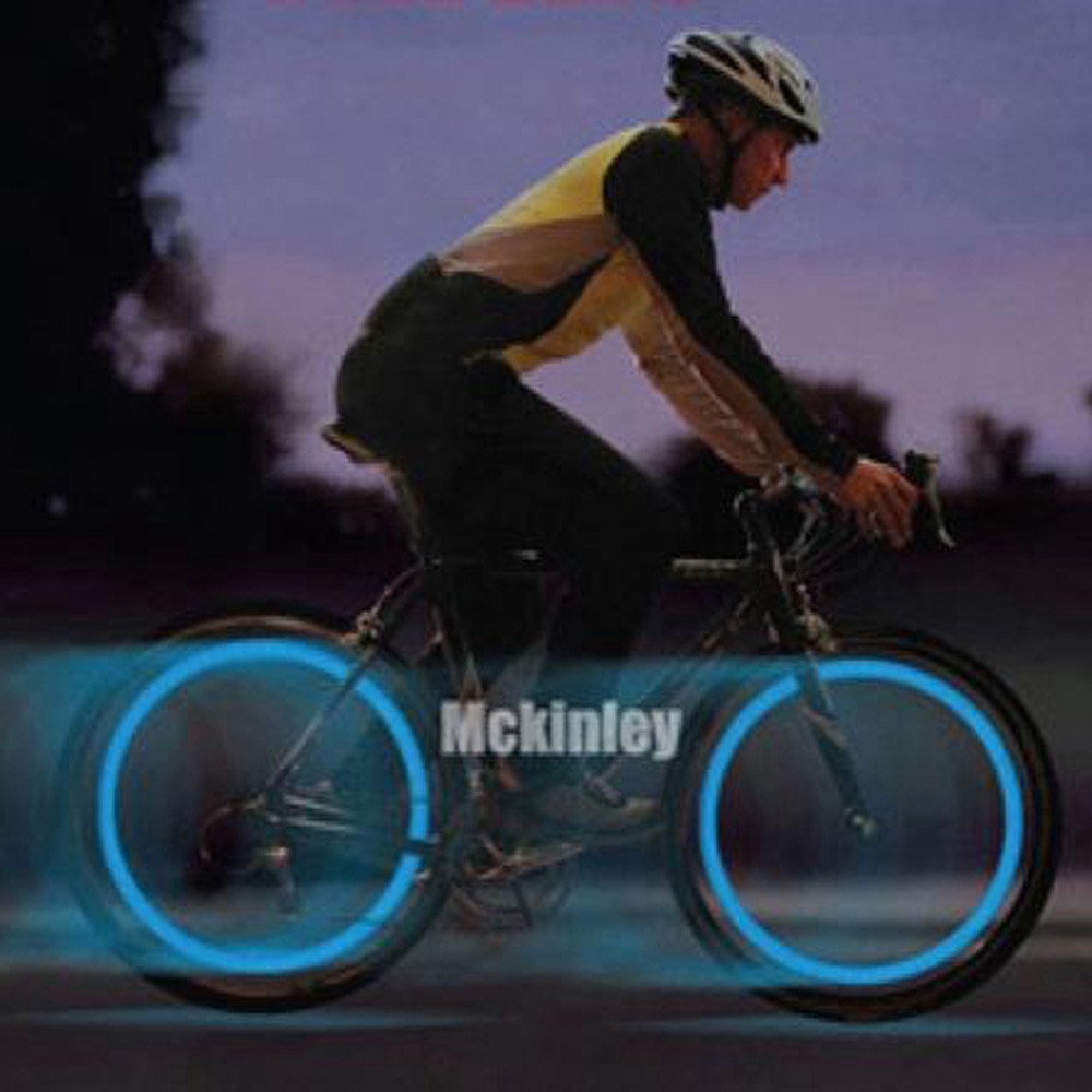 Đèn nói trên xe đạp chống nước 3 chế độ chiếu sáng Đèn LED bánh xe đạp dễ dàng lắp đặt Đèn cảnh báo an toàn cho xe đạp Có Pin