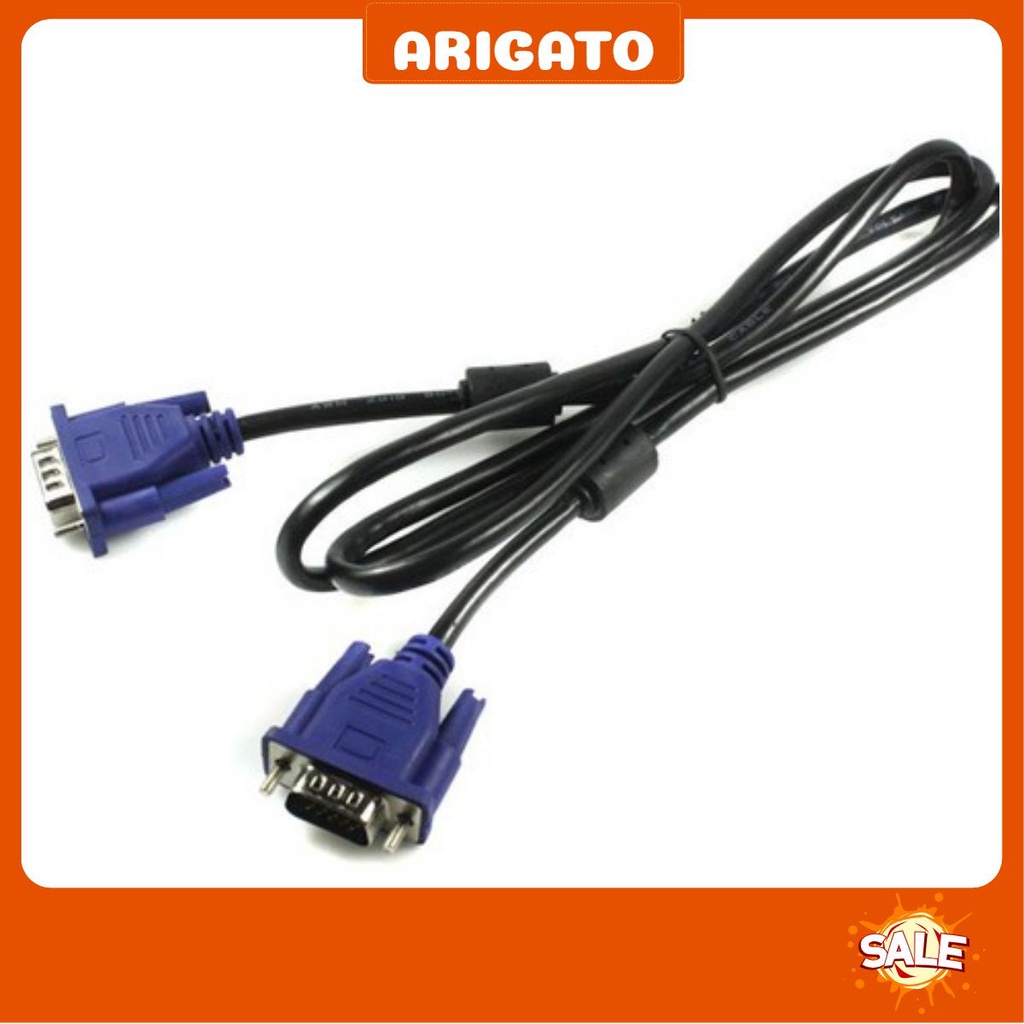 Dây VGA 1M5 1M8 3M 5M chống nhiễu chất lượng cao ARIGATO DVGA01