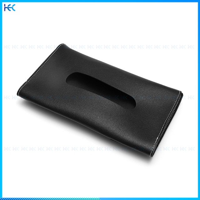 1 Hộp Da PU Đựng Khăn Giấy Gắn Tấm Chắn Nắng Xe Hơi