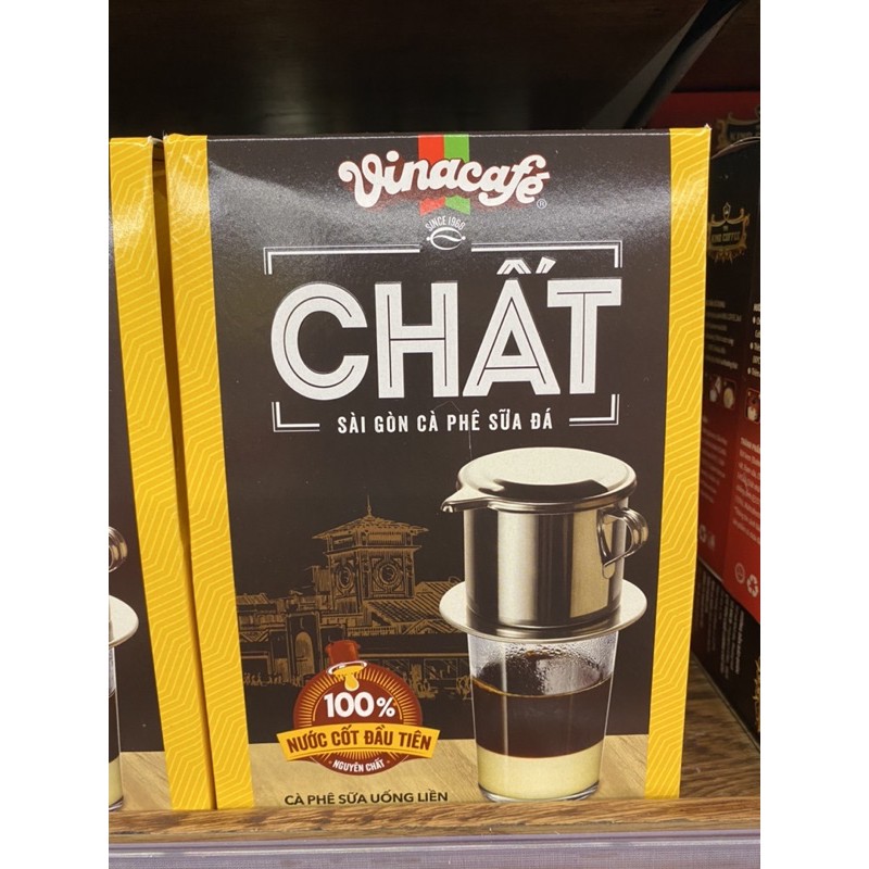 Vina Cafe Chất Sài Gòn Cà Phê Sữa Đá Hộp 290gr (29gr*10 gói)