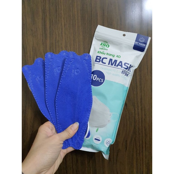 [Combo 50 chiếc] Khẩu trang 4D mask KF94 Hàn Quốc siêu thoáng siêu kín