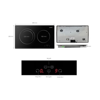 Bếp từ đôi CATA i2 Plus