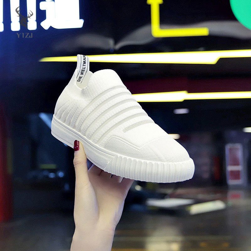 COD&amp; Hollow Out Patchwork Casual Sneakers Breathable Mesh Non-slip Rubber Sole Women Shoes