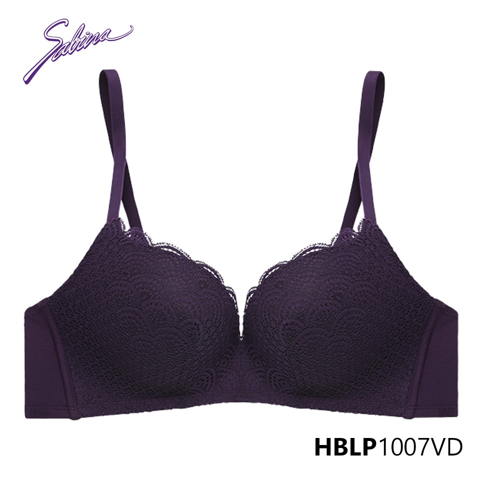 Áo Lót Mút Dày Nâng Ngực Không Gọng Màu Tím Habpy Lady By Sabina HBLP1007VD