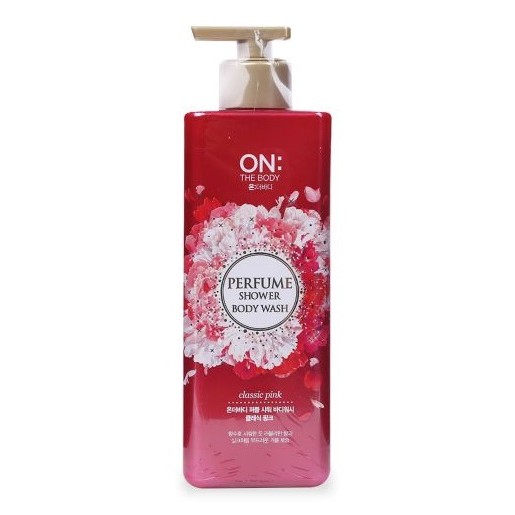 Sữa Tắm Nước Hoa hương hoa On The Body Classic Pink Perfume Shower Body Wash 500g (Thương Hiệu Hàn Quốc)