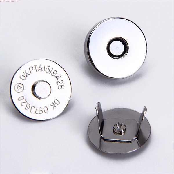 [Prettyia1] Set 10 Móc Khóa Túi Xách Từ Tính Bằng Đồng Thau 18mm 0.7 ''