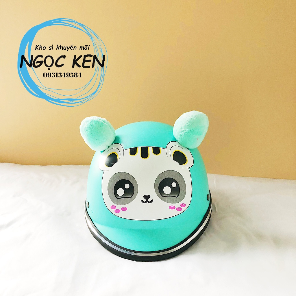 Mũ bảo hiểm nửa đầu siêu nhẹ họa tiết dễ thương, đáng yêu cho bé – Ngọc Ken Shop