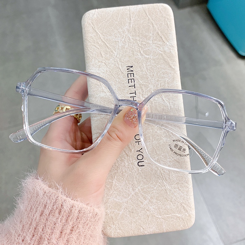 【0-500°】【Hàng Có Sẵn】Kính Cận Gọng Nhựa Chống Bức Xạ Ánh Sáng Xanh Dương Cho Nam Và Nữ