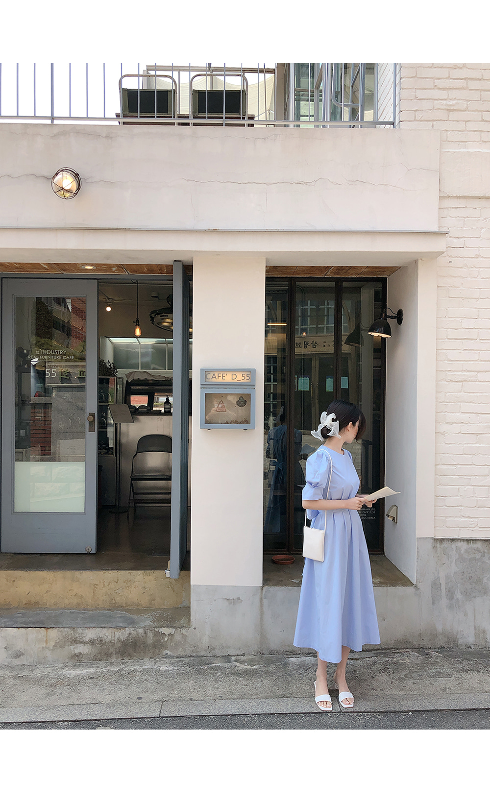 Đầm Thun Tay Ngắn Cổ Tròn Thắt Dây Eo Phong Cách Hàn Quốc 2021 | BigBuy360 - bigbuy360.vn