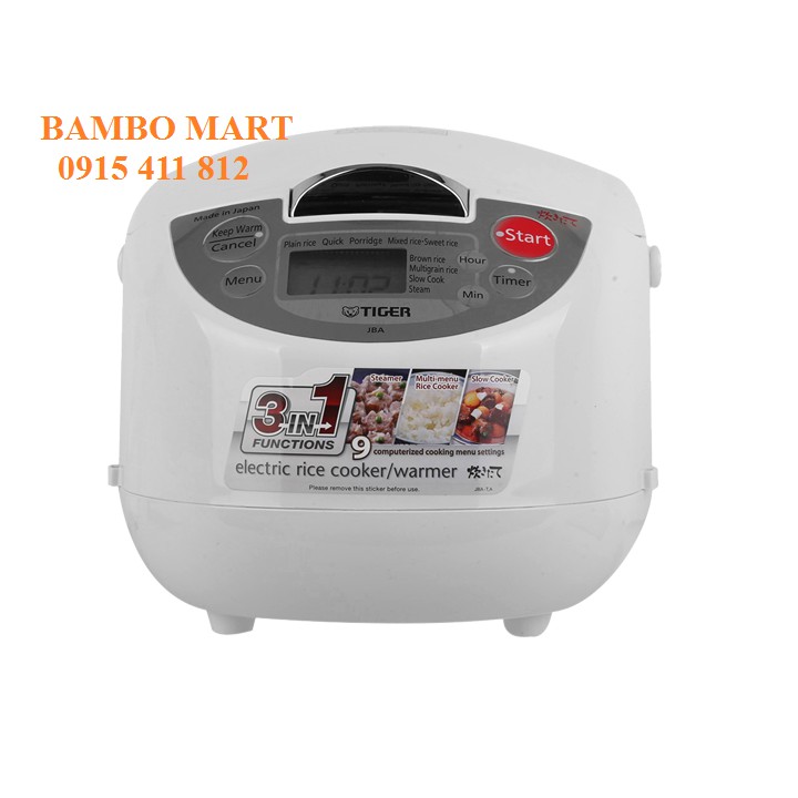 NỒI CƠM ĐIỆN TIGER JBA-A18W