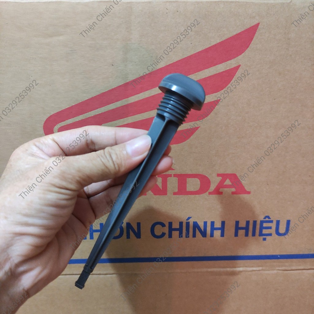 Nắp thăm nhớt , ty thăm dầu các đời xe wave 100 , Dream , Future 1 hàng Honda chính hãng