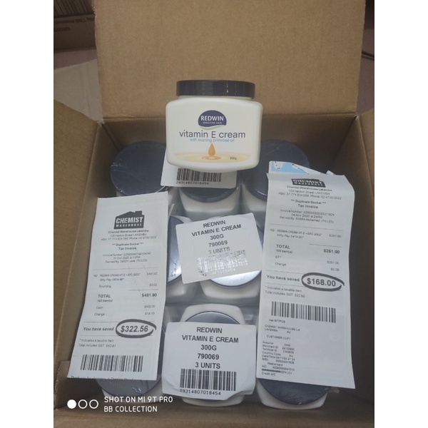 Kem dưỡng da mềm mịn Redwin Vitamin E Cream từ thiên nhiên