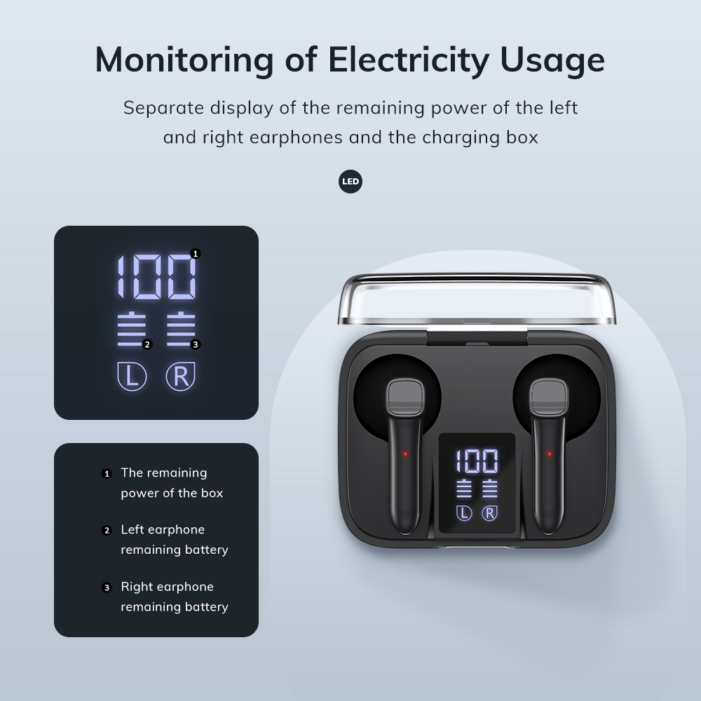Tai Nghe Bluetooth TOPK T20 TWS Không Dây Kết Nối Chất Lượng Cao | BigBuy360 - bigbuy360.vn