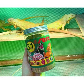 Hủ Bột Thức Ăn Bổ Sung 5in1 cho Iguana, rồng úc và rùa
