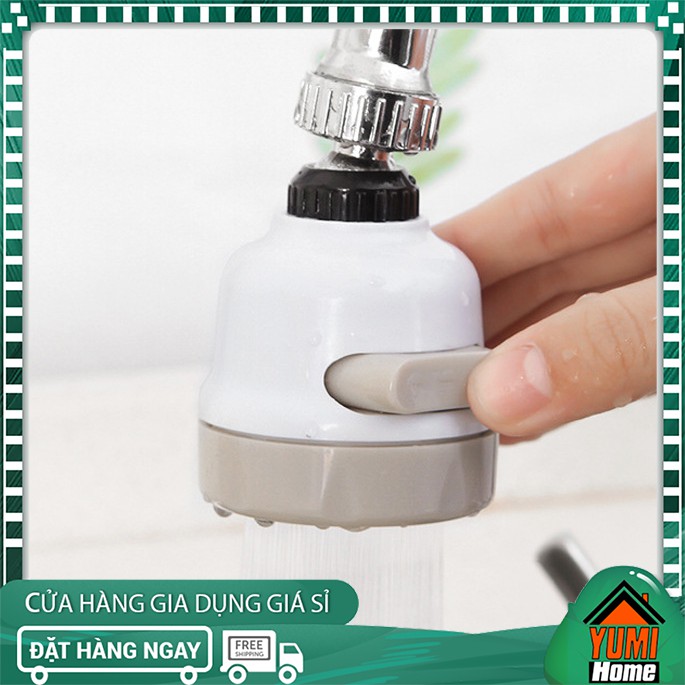 Đầu vòi tăng áp lực nước xoay 360 độ, 3 chế độ nước, vòi nối dài/ngắn - dễ lắp đặt cho vòi rửa chén, vòi rửa tay