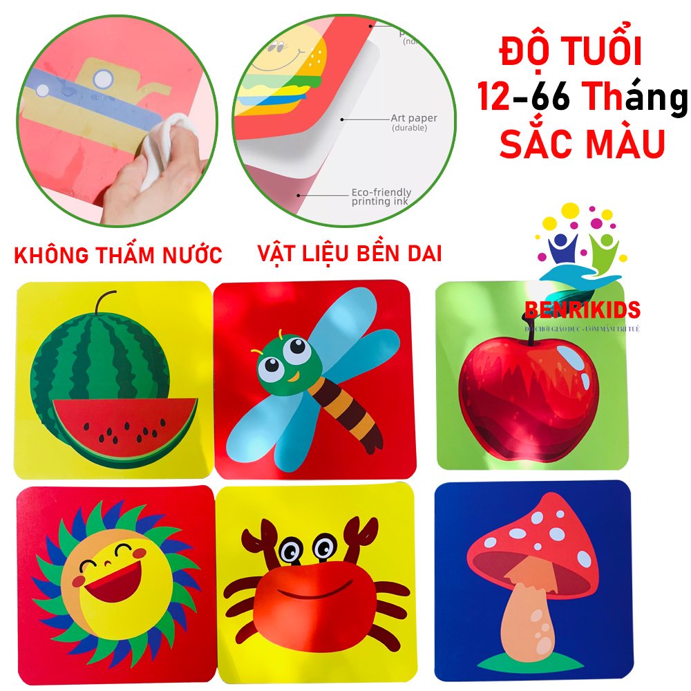 Bộ Thẻ Kích Thích Thị Giác Cho Trẻ Sơ SinhFlashCard Giúp Bé Phát Triển Não Bộ, Kích Thích Thị Giác.