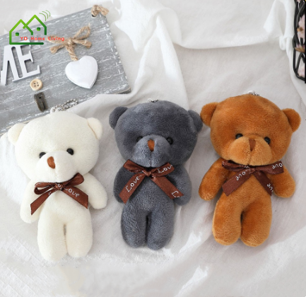 Móc Khóa Gấu Bông Đáng Yêu 9cm